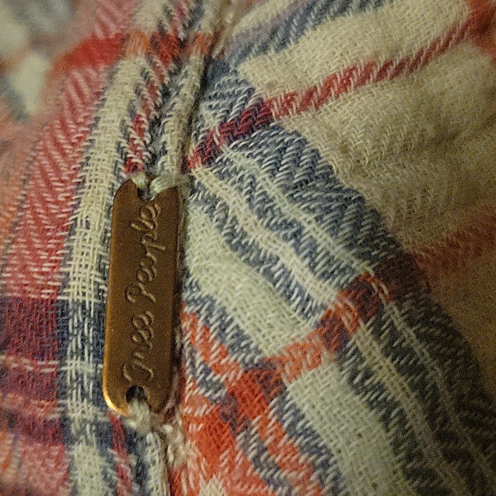 Free People Juniper Ridge Plaid Buttondown Med - Picture 9 of 9